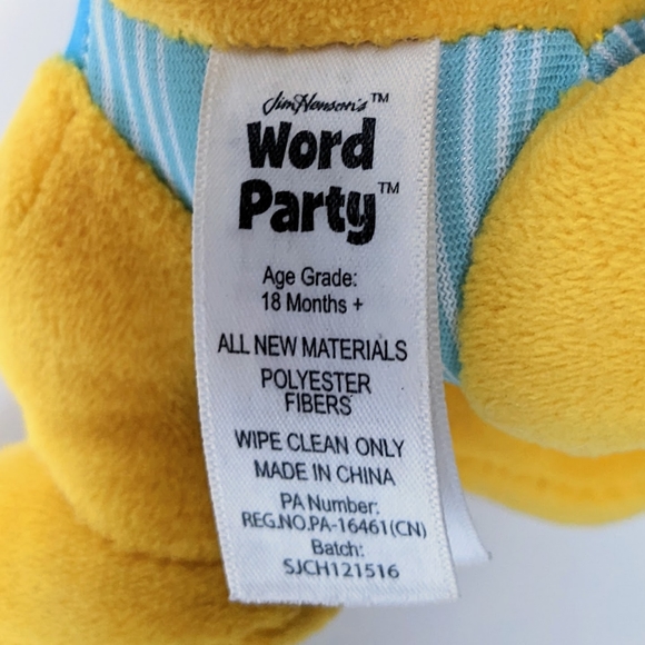 Jim Hensons WORD PARTY Plush dolls - Picture 2 of 5